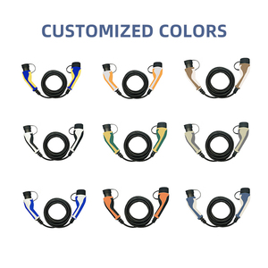 Ip67 Snelste Elektrische Auto Oplader <span class=keywords><strong>Ev</strong></span> Oplaadkabel 32a 7kw Snellaadkabel Type 2 Naar Type 2 Met Dubbel Pistool - Product Image 6