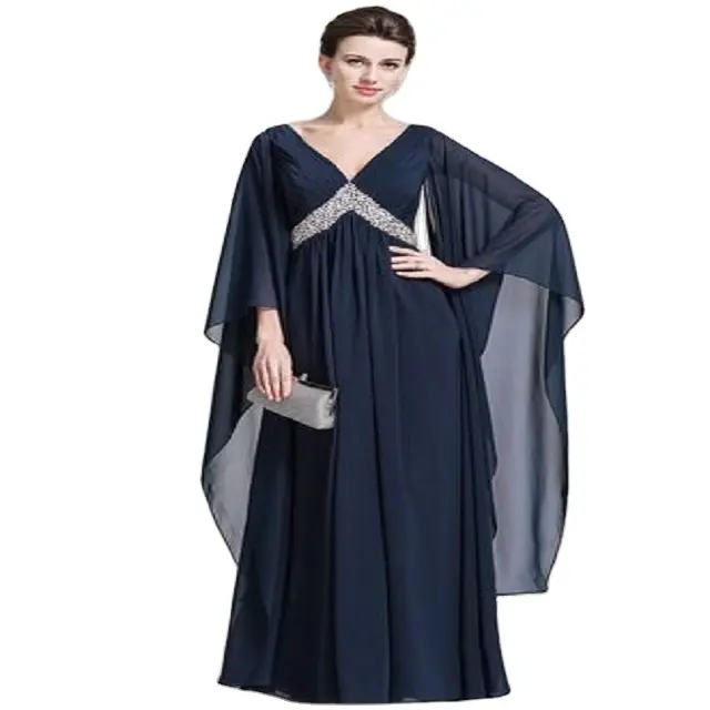 Fancy Autumn Dress Manga larga Abaya Ropa islámica moderna Vestido Abaya con Hijab Modest Kaftan Abaya