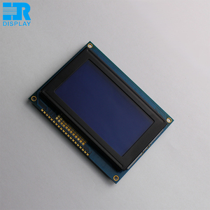 12864 modulo lcd monocromatico 3.3V/5V schermo 128x64 display grafico con word bank ST7920 display lcd blu display SPI 128x64 - Product Image 5