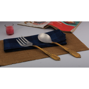 胶木红瓷处理不锈钢沙拉服务器餐具套装优雅高品质餐具沙拉服务器套装 - Product Image 4