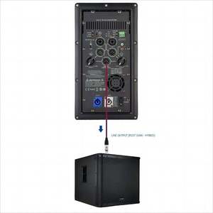 K12A Audio Digital 1000W Altavoz activo Módulo de potencia Tarjeta de sonido XLR Entrada Clase D Amplificador de potencia para equipos de sonido - Product Image 4