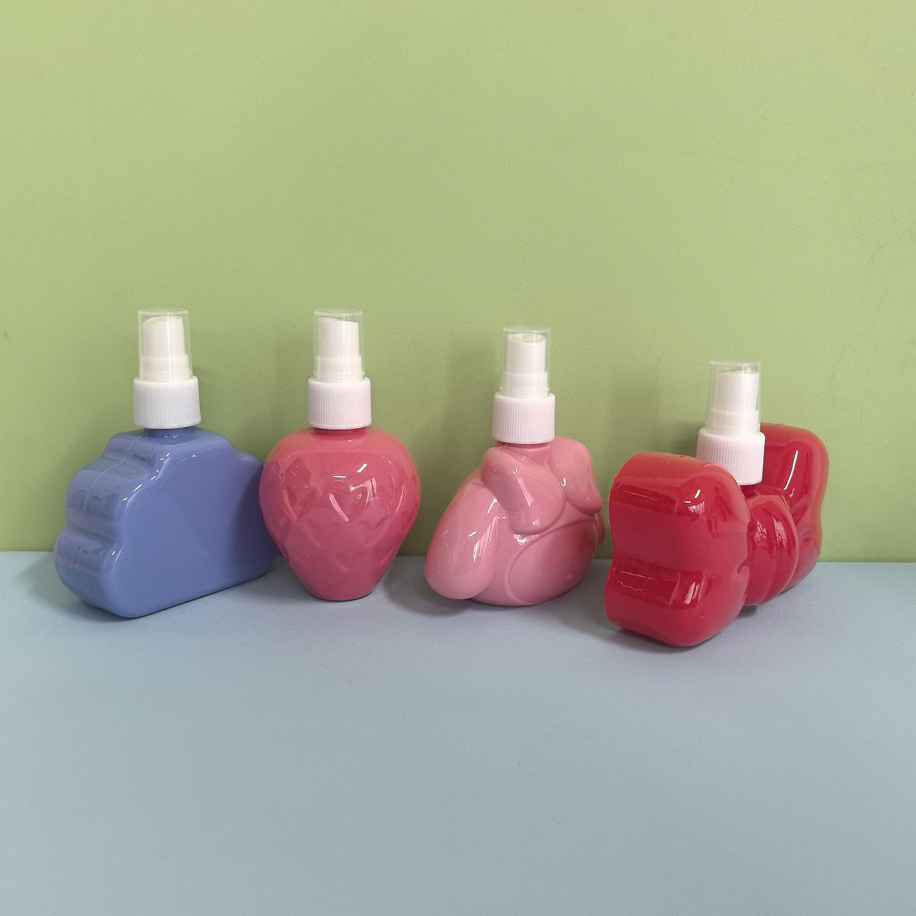 Pink. red. green. etc