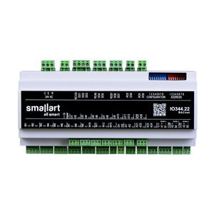 IO344-入出力モジュール44 I/O 24V AC BACnet MS/TP DINレール - Product Image 1