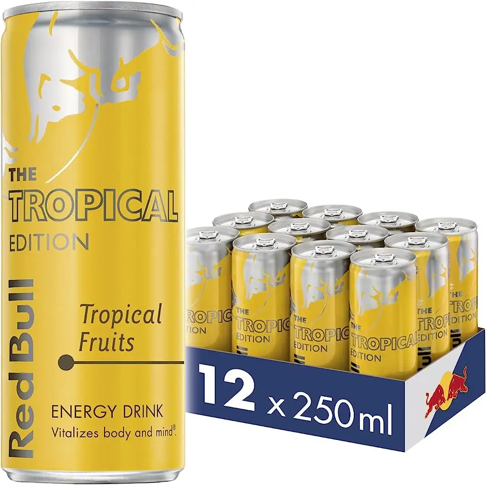 ORIGINAL RedBull 250 ml Bebida Energética da Áustria/RedBull 250 ml Bebida Energética/Atacado Redbull