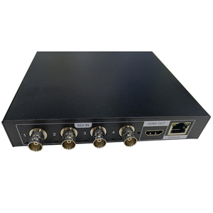 Codificador y decodificador de video simultáneo de transmisión bidireccional de nivel de transmisión con entrada SRT 4Ch SDI y salida 1Ch HD MI - Product Image 1