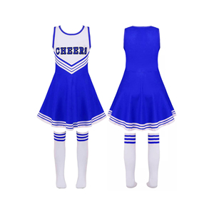 Rhinestone Cheer dans süblimasyon amigo üst bak üniforma toptan üniforma Cheer lider - Product Image 1