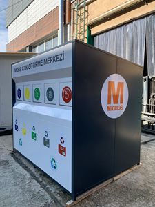 Intelligent 7-way Waste Separator Garbage Sorting Station com Reciclagem Recipientes Sucata Metal Reciclagem Equipamento