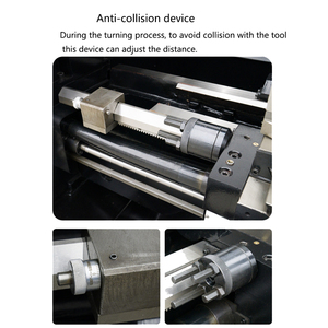 Pürüzsüz besleme mekanizması yatay tezgah Drehbank Mandril De Torno Mecanico manuel torna makinesi için Metal kesme parçaları - Product Image 5