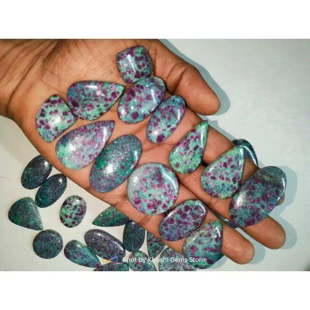 Cabujón de piedras preciosas sueltas de rubí Natural de tamaño libre de calidad AAA + para joyería curativa, gemas naturales de piedras preciosas sueltas al por mayor