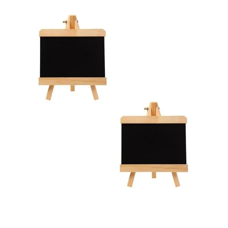 لوحة خشبية مع حامل خشبي لوح ثابت مزدوج الجانب لافتة رجوع للمدرسة قابلة لإعادة الاستخدام