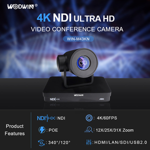 USB SDI 12X/25X/30X Zoom óptico Ultra HD Cámara de transmisión en vivo 4K PTZ NDI Sistema de conferencia de audio 4K Broadcast Cámara NDI - Product Image 4