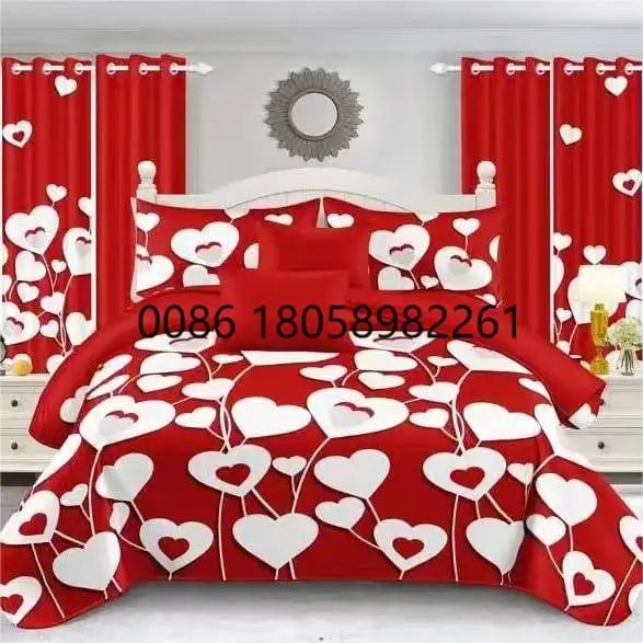 مجموعة مفارش سرير بحجم كبير 12 قطعة 100otton, مجموعة مفارش سرير مكونة من 12 قطعة لغرف النوم وملاءة سرير مصنوعة من الألياف الدقيقة بألوان مختلفة