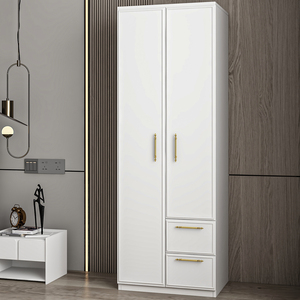 Vespera 2 kapılı çekmece dolabı beyaz avrupa tarzı şık pratik tasarım herhangi bir oda için mükemmel geniş depolama alanı sağlar - Product Image 3