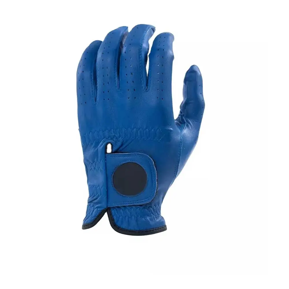 Guantes de golf de cuero Cabretta genuino y duradero Guantes de golf de agarre estable Ajuste universal Talla única