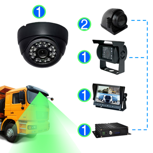 Monitor de automóvil de 7 pulgadas con cámara trasera y sistema de monitor LCD de autobús de ayuda de marcha atrás para automóviles y camiones 1 año de garantía - Product Image 1