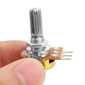 15mm WH148 1K Ohm <strong>Potentiometer</strong> <strong>Sensor</strong> Variable Resistor B103 Rotary <strong>Potentiometer</strong> 3 Terminals Mount Rotary <strong>Potentiometer</strong> - Product Image 3