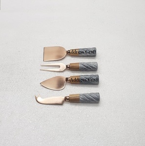 厂家批发价格定制标志钢餐具套装软木手柄餐具厨具用途 - Product Image 4