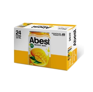 高品質のマンゴージュース100% ナチュラルイン缶330ml Abustブランドのソフトドリンクからすぐに輸出可能