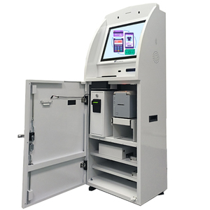 Biometrische Vingerscanverificatie Automatische Token Dispenser Kiosk Met Identiteitskaart En Paspoortlezer - Product Image 6