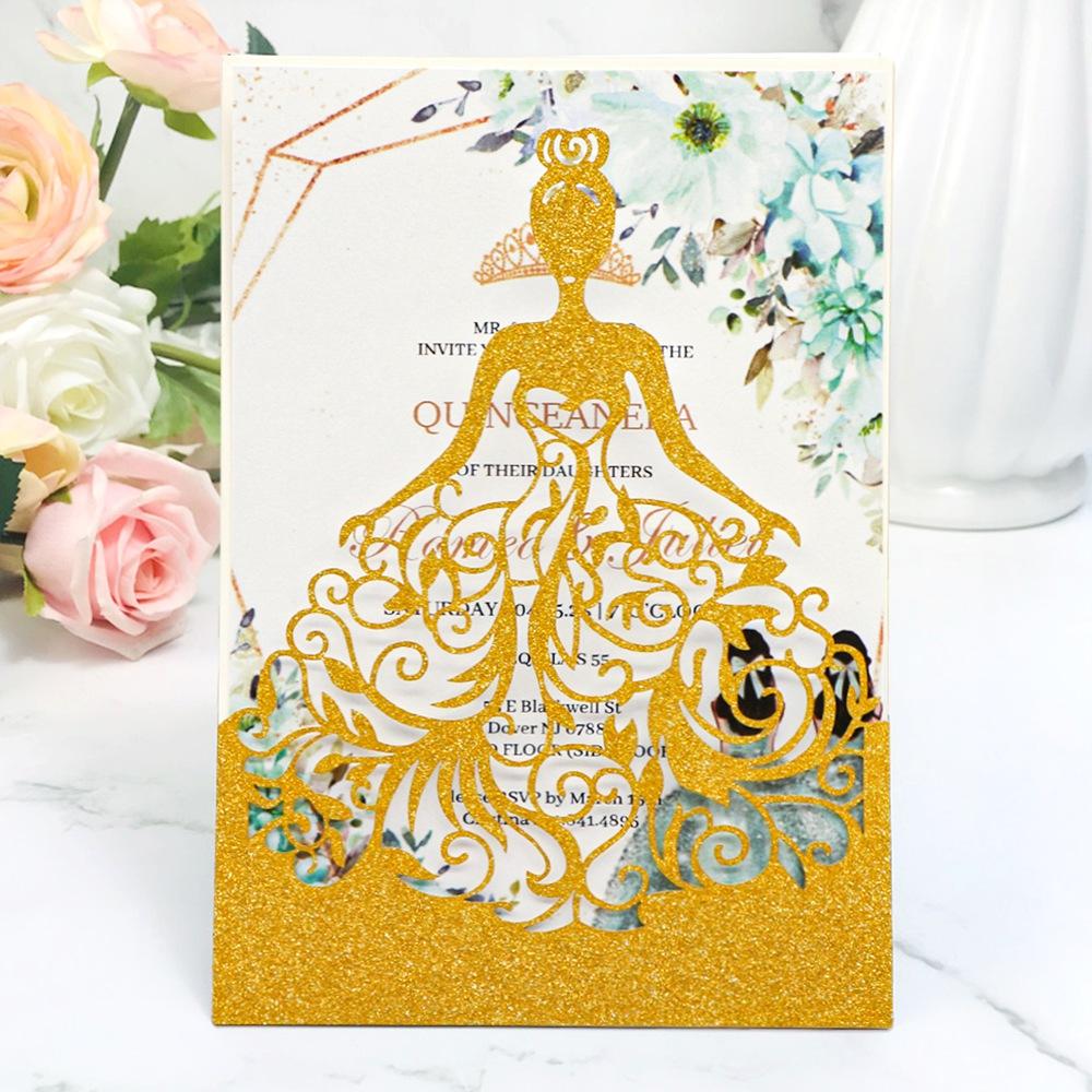 Film de paillettes d'or