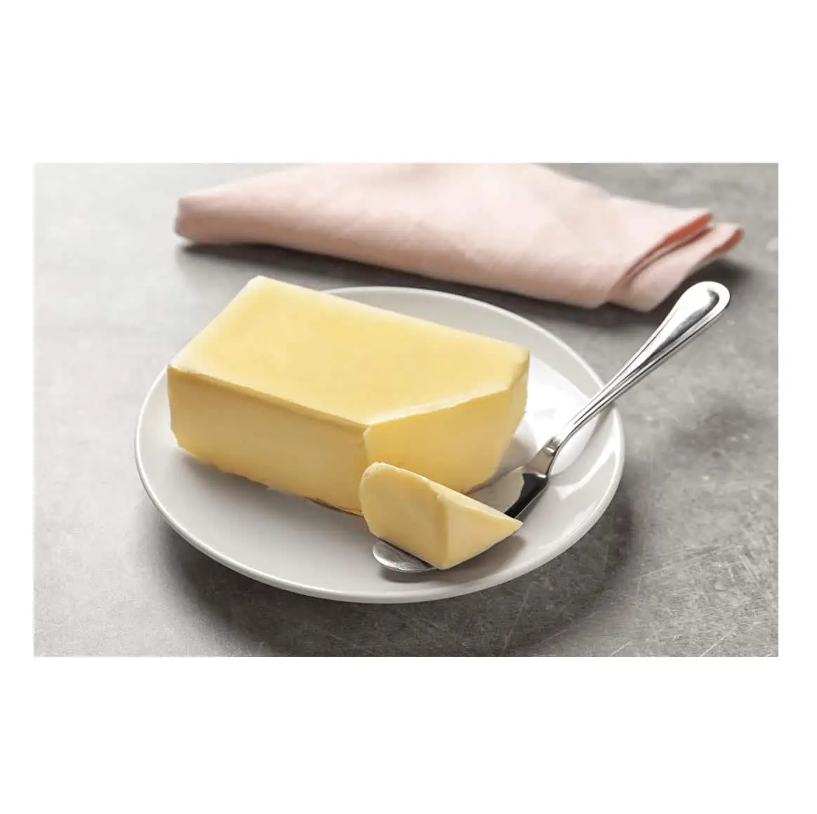 Manteiga natural sem sal do leite de vaca 82%/Manteiga de gado 25kg sacos Manteiga Natural sem sal/Manteiga creme de leite sem sal
