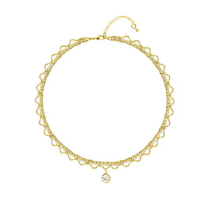 Minority Indifferent Wind Metal Clavicle Chain Choker Simple Short Temperament Ins Net Red Necklace for Women - Product Image 5