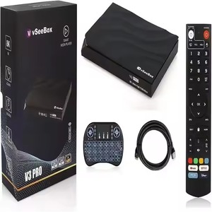 Заводские продажи vSeeBox V3 Pro Smart Android 11 TV Box голосовой пульт дистанционного управления мини Высококачественный промышленный DIY класс OEM ODM