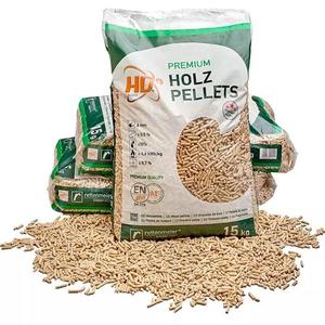 Biyokütle yakıt Holzpellets yangın ahşap peletler 6mm 8mm <span class=keywords><strong>15kg</strong></span> torbalarda ısıtma sistemi için