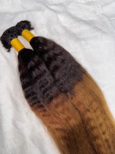 卸売キンキーストレートバンドルバージンヘアバンドル工場価格 - Product Image 4