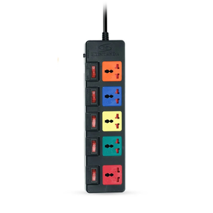 Universal Power <strong>Socket</strong> 4 Outlet <strong>2</strong> USB Output Ports OEM/ODM Support Fuse Included Power Switch - Product Image 3