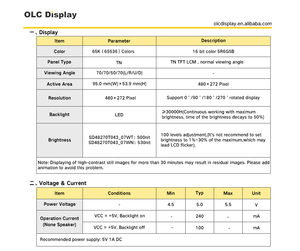 4,3-Zoll-TFT-TN-UART-LCD-Anzeigemodul mit CTP-Treiber Modbus-Schnitts telle HD-HMI-Bildschirm für industrielle Anwendungen