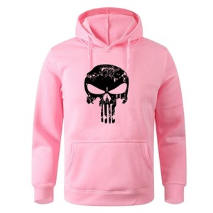 <span class=keywords><strong>Punishers</strong></span> baskılı polar kazak Hoodies erkek/kadın Casual kapşonlu Streetwear tişörtü erkek kafatası Harajuku yüksek kalite tops