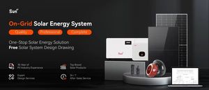 SUNPLUS 15KW太阳能并网太阳能系统，带高效N型太阳能电池板，用于商业太阳能备用太阳能