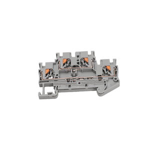 500V 22A Push-in <strong>Double</strong>-<strong>Layer</strong> PTTB2.5 <strong>Terminal</strong> <strong>Block</strong> Made of PC &amp; Nylon for Automotive <strong>Spring</strong> Applications DIN Rail Mounting - Product Image 3