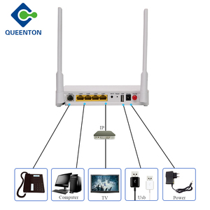 Best price F660 V8.0 WiFi ONU GPON UPC 1GE+3FE+1POTS+WIFI smart-OLT FTTH fiber optical EPON ONT
