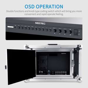 SEETEC P173-9HSD-CO 17.3&quot; Aluminum Design 1920x1080 Broadcast Director <strong>Monitor</strong> with 3G-SDI HDMI for Broadcast Camera <strong>Monitor</strong>
