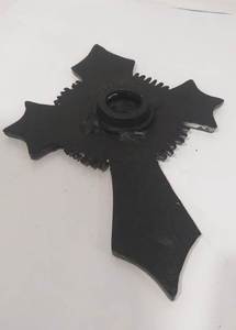 Handmade Metal Brown 9&quot; <strong>Cross</strong> Wall Hanging I Metal Antique Holy <strong>Cross</strong> Supplier - Product Image 2