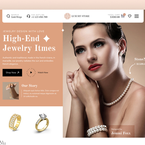Diseño de sitios web de moda y joyería y desarrollo de aplicaciones móviles Acceso instantáneo a la versión de stock compatible con Mac y Linux