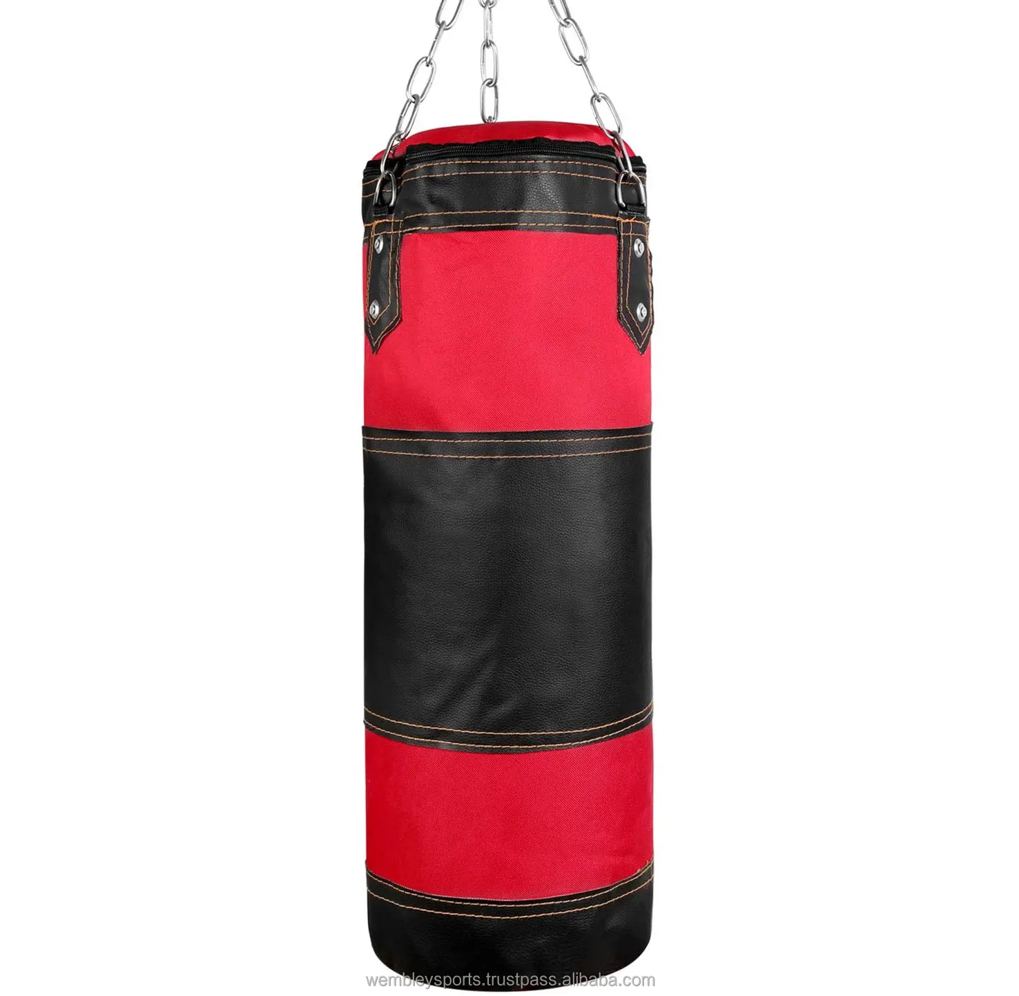 عالية الجودة الثقيلة أكياس مثقبة مع مخصص شعار معدات الملاكمة اللكم كيك بوكسينغ أكياس