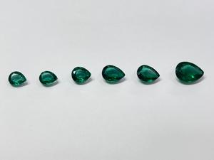LAB yetiştirilen armut şekli kesim gevşek taşlar doğrudan üretici toptan fiyat takı 2x4mm 20x30mm için - Product Image 2