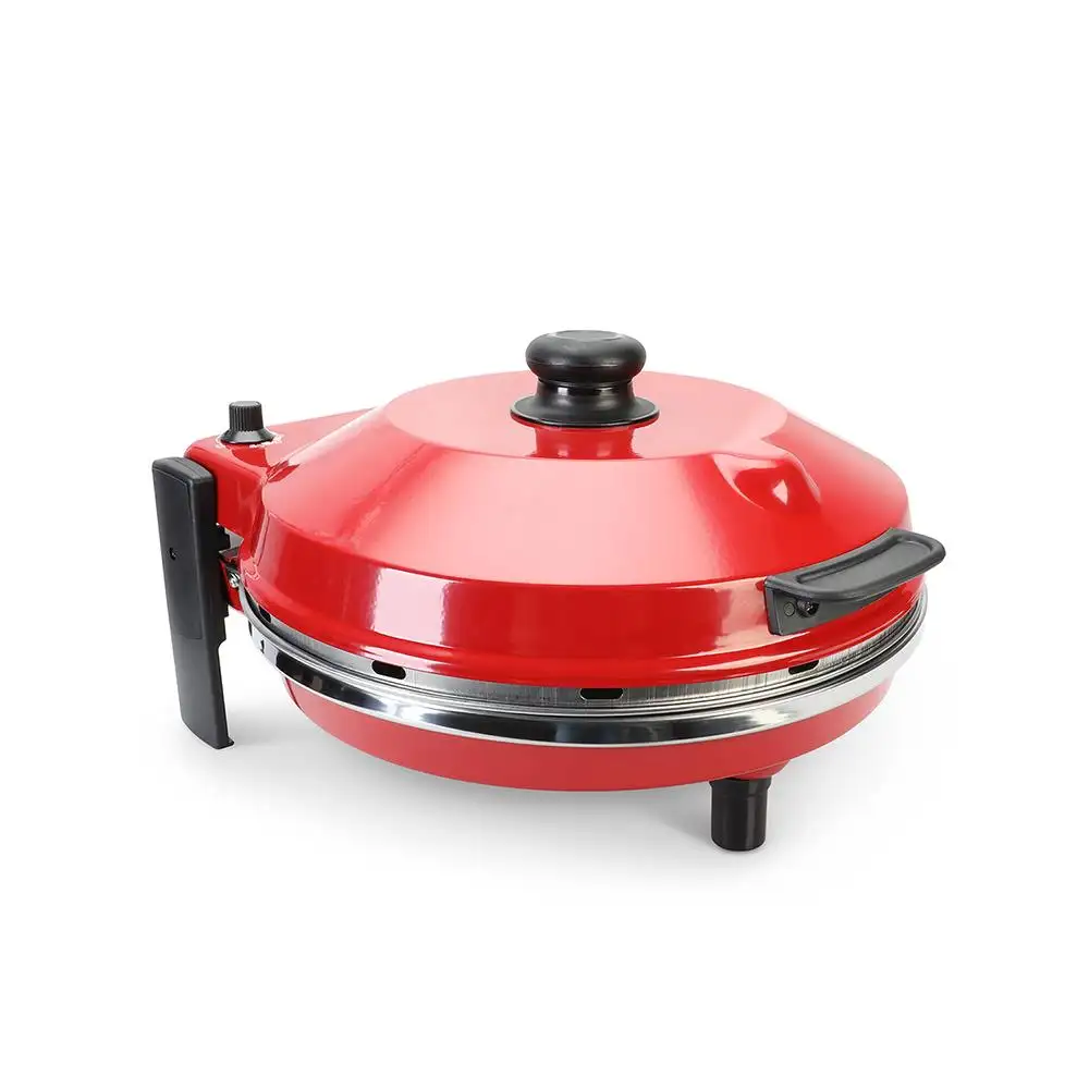 Điện Lò nướng bánh Pizza Vòng chịu lửa nướng đá 1200W 110V thép không gỉ Bìa vỏ bánh pizza bao gồm với nhà sản xuất bánh pizza