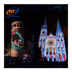 Edificios históricos Espectáculo de luces Proyección 3D Mapeo Obras DE ARTE Construcción Mapeo de proyección de casas - Product Image 2