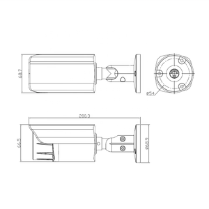 室内室外2MP 3MP 5MP 4K IP66小子弹P2P IP摄像机PoE安全闭路电视网络摄像机 - Product Image 4