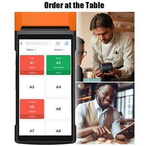 Android 10.0 POS-Maschine mit Code-Scanner POS-Systems oftware mit Thermo drucker