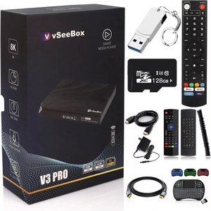 音声制御リモコン付きの高品質2024最新vSeeBox V3 Proバンドル - Product Image 6