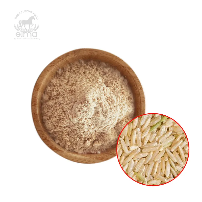 Polvere di riso integrale naturale sano di alta qualità Premium (estruso) adatta per vegetariani e senza zucchero