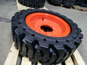 スキッドステアアタッチメントソリッドタイヤ12x 16.5 12-16.5ボブキャットスキッドステアローダー用