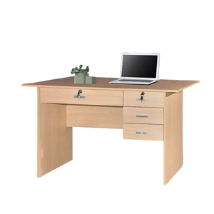 Mesa de estudio sencilla para el hogar, escritorio con 4 cajones, mesa de oficina rectangular clásica de 2 pulgadas, 2 uds. - Product Image 1