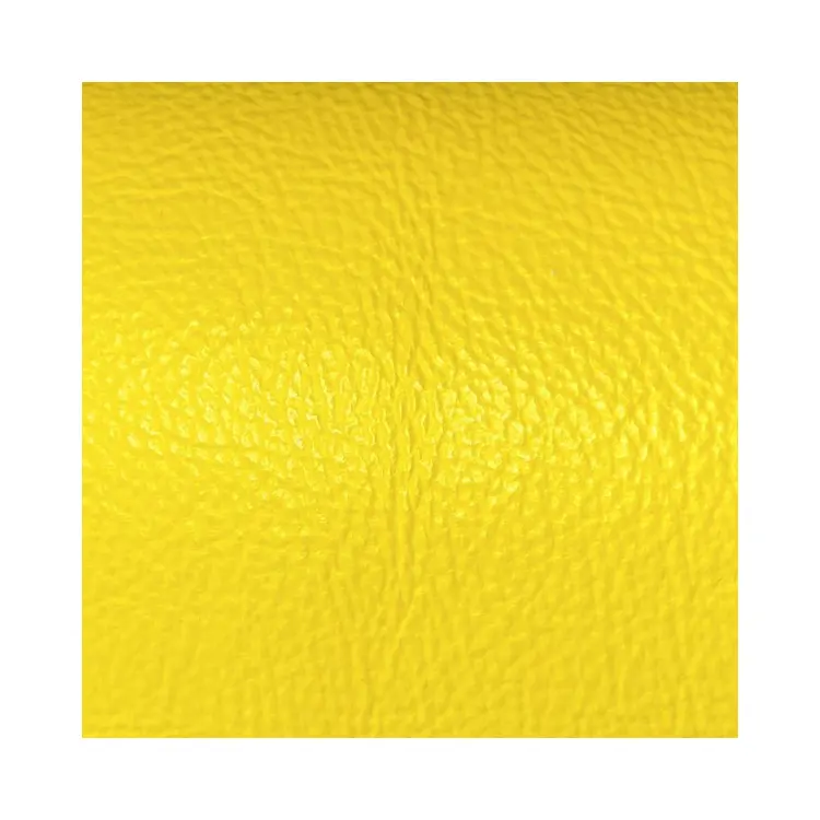 Cuero auténtico para muebles y tapicería, cuero de grano completo, color amarillo