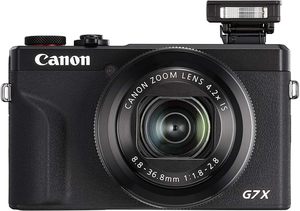 ใหม่ปิดผนึกอยู่ในกล่องของแท้!!! มันสามารถใช้พลังงานยิง G7X เครื่องหมาย III กล้องดิจิตอลที่มี4.2x เลนส์ซูมออปติคอล (สีดำ) - Product Image 2